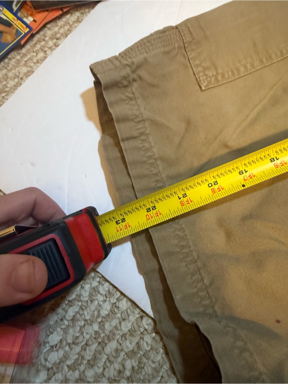 Carhartt B147 DKH Men’s Brown Work Shorts - Picture 5 of 5